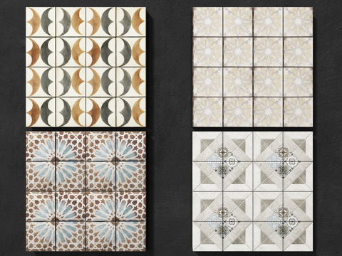 Nordic Kitchen and Bathroom Patchwork Tiles