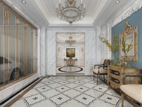 European-style Villa Hallway