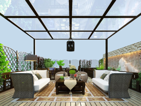 Modern garden sun room free