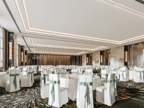 New Chinese Hotel Ballroom