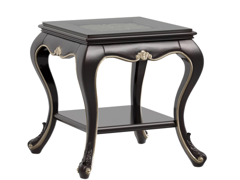 European-style solid wood corner table