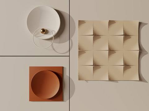 Silent three-dimensional wall decoration pendant