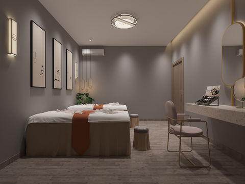 Modern spa care room free of charge