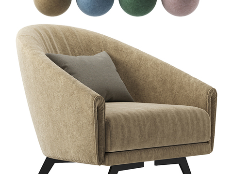 Bonaldo modern fabric single sofa