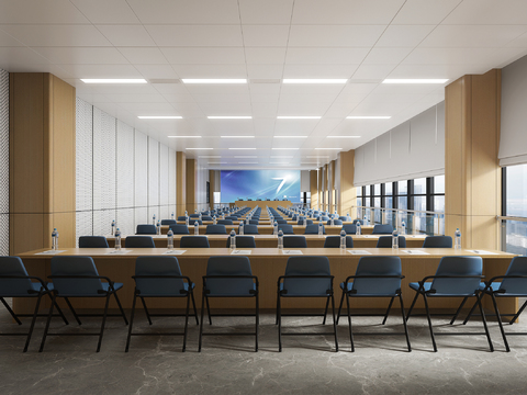 Modern Hotel Conference Room Report Hall