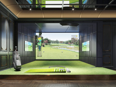 European-style indoor golf arena