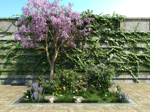 Modern Greening Shrubs Trees