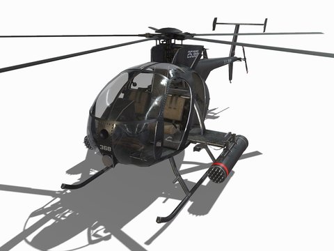 modern armed helicopter