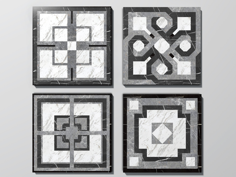 modern square mosaic tile