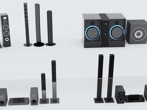 Home stereo vertical sound speaker