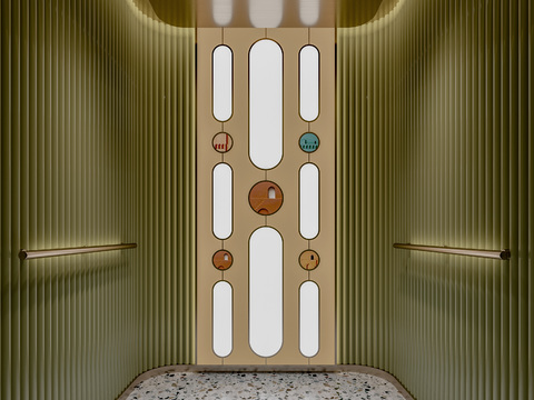 Modern Hotel Elevator Car