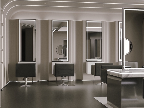 Modern Minimalist Barber Shop Free