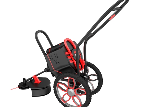 Industrial wind two-wheel lawn mower