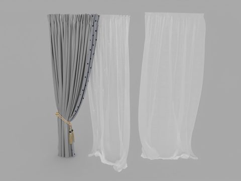 Modern minimalist fabric blackout curtains free