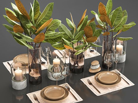 Modern Vase Candle Tableware