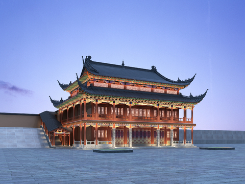 Ancient Chinese-style Grand Hall