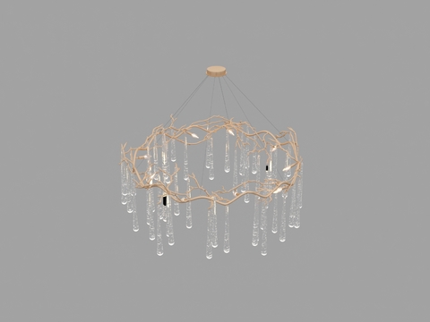 Modern Affordable Luxury Style Stainless Steel Crystal Art Chandelier Free