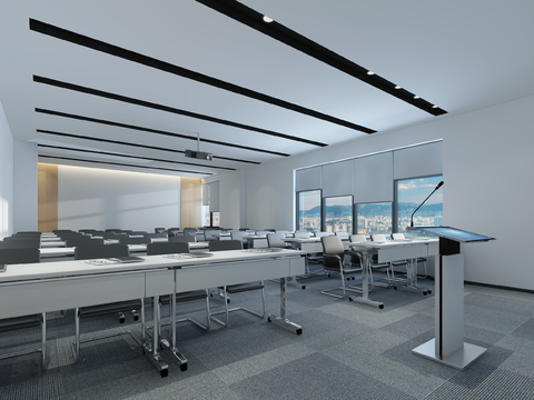 Modern Office Training Room Reception Room