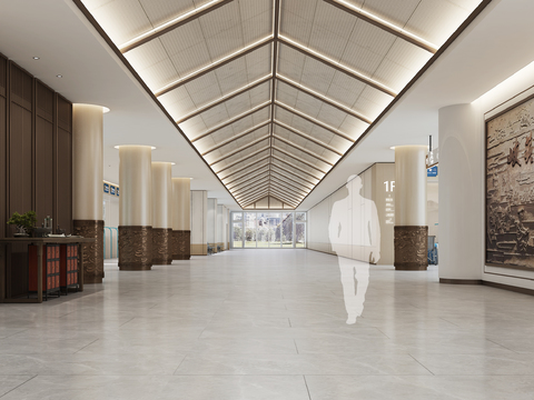 Hospital of Traditional Chinese Medicine Corridor