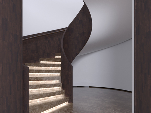 Modern spiral staircase free