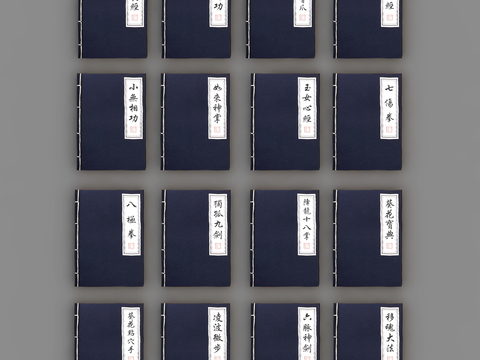 Chinese Wulin Secret Book Combination