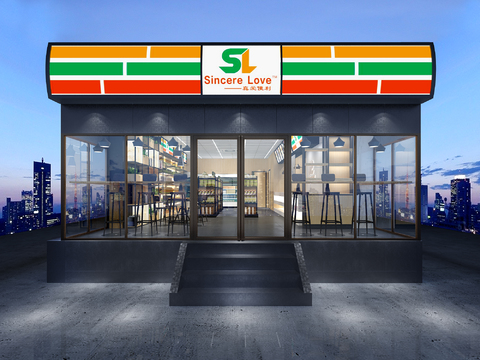 Modern 711 Convenience Store