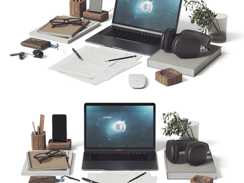 Modern Laptop Stationery