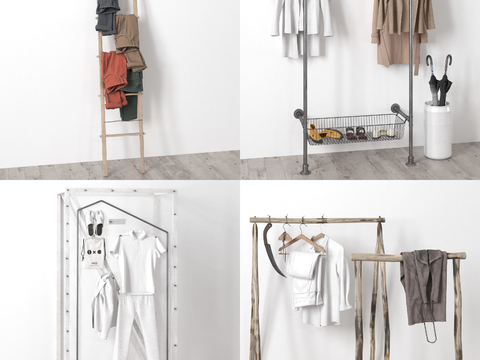 Modern clothes hanger combination