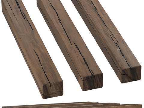 Modern solid wood pillars