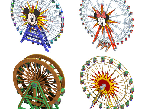 Modern Ferris wheel children's play equipment