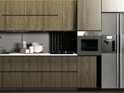 modern kitchen cabinet