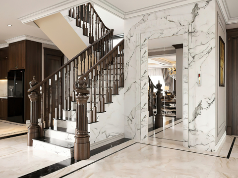 European Villa Staircase