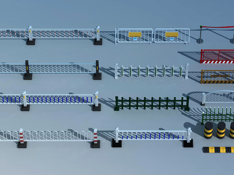 Road guardrail isolation fence speed bump anti-collision post