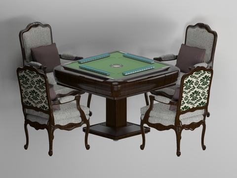 American Mahjong Table and Chair Free