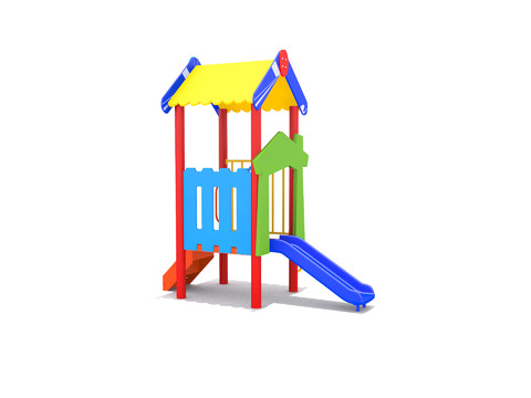 Modern minimalist outdoor children's slide free