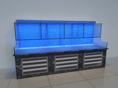Seafood fish tank aquarium free