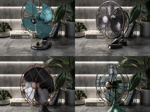 industrial wind retro fan