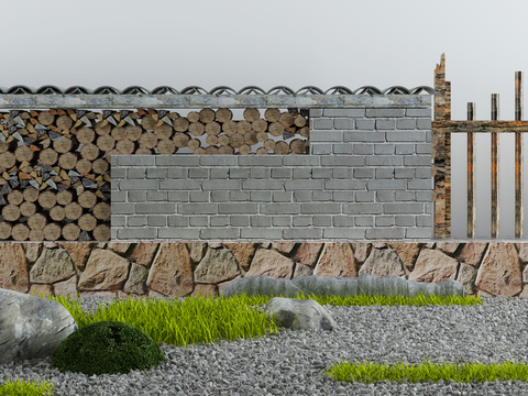 Nongjiale courtyard wall