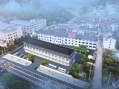 new chinese office building psd