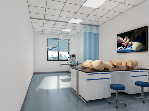 Modern Hospital Consultation Room