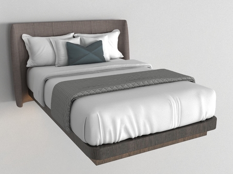 Modern fabric single bed free