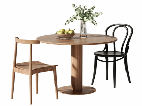 Modern Solid Wood Coffee Tables and Chairs