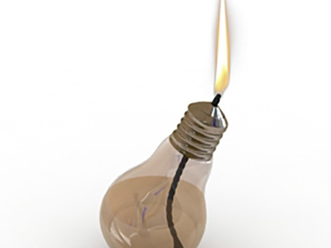 Modern Creative Retro Glass Bulb Kerosene Lamp Free