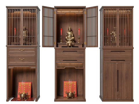 Neo-Chinese Style Shrine Shrine