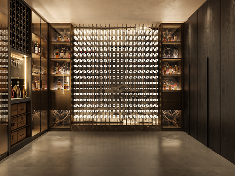 Affordable Luxury Style Cellar Wine Room