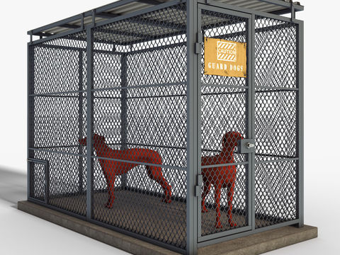 Modern dog cage free