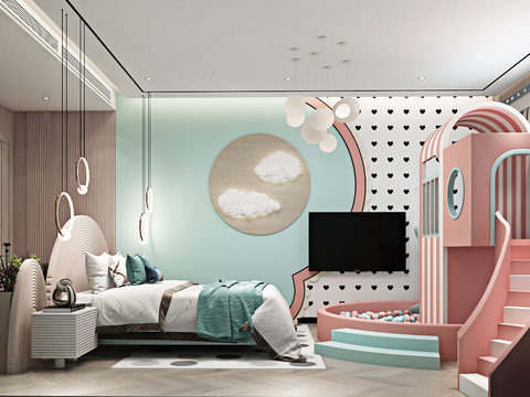 Modern kids Bedroom free