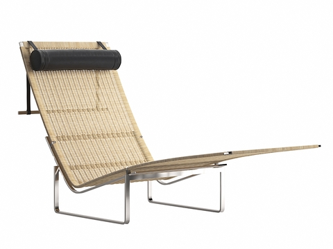 Bonaldo Bamboo Recliner Lounge Chair