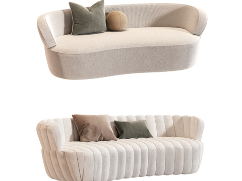 Meridiani shaped sofa