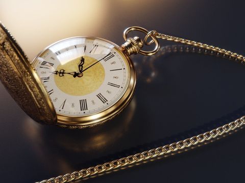 European-style retro carved metal pocket watch for free